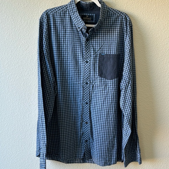 Buffalo Men’s Sacermot Long Sleeved Button Down Shirt Size XXL - Picture 1 of 6